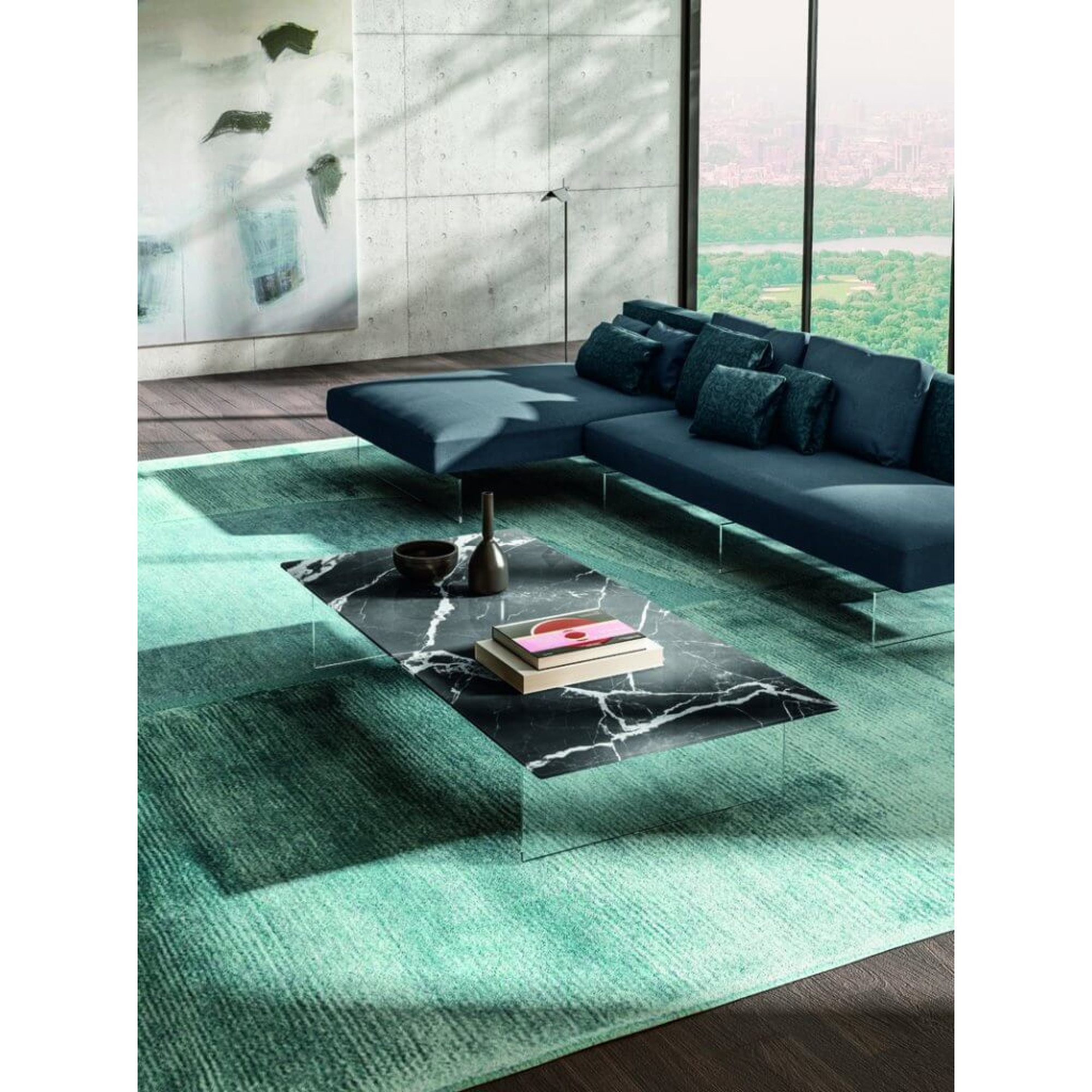 AIR XGLASS COFFEE TABLE, by LAGO