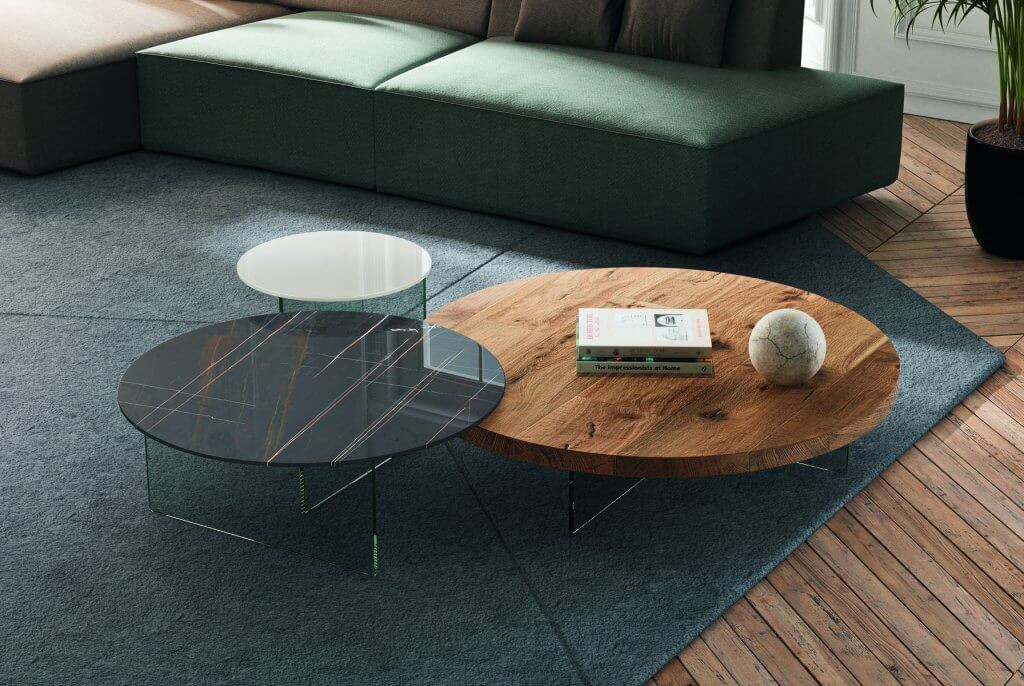 Air Wildwood Round Coffee Table Low, Low Round Coffee Table