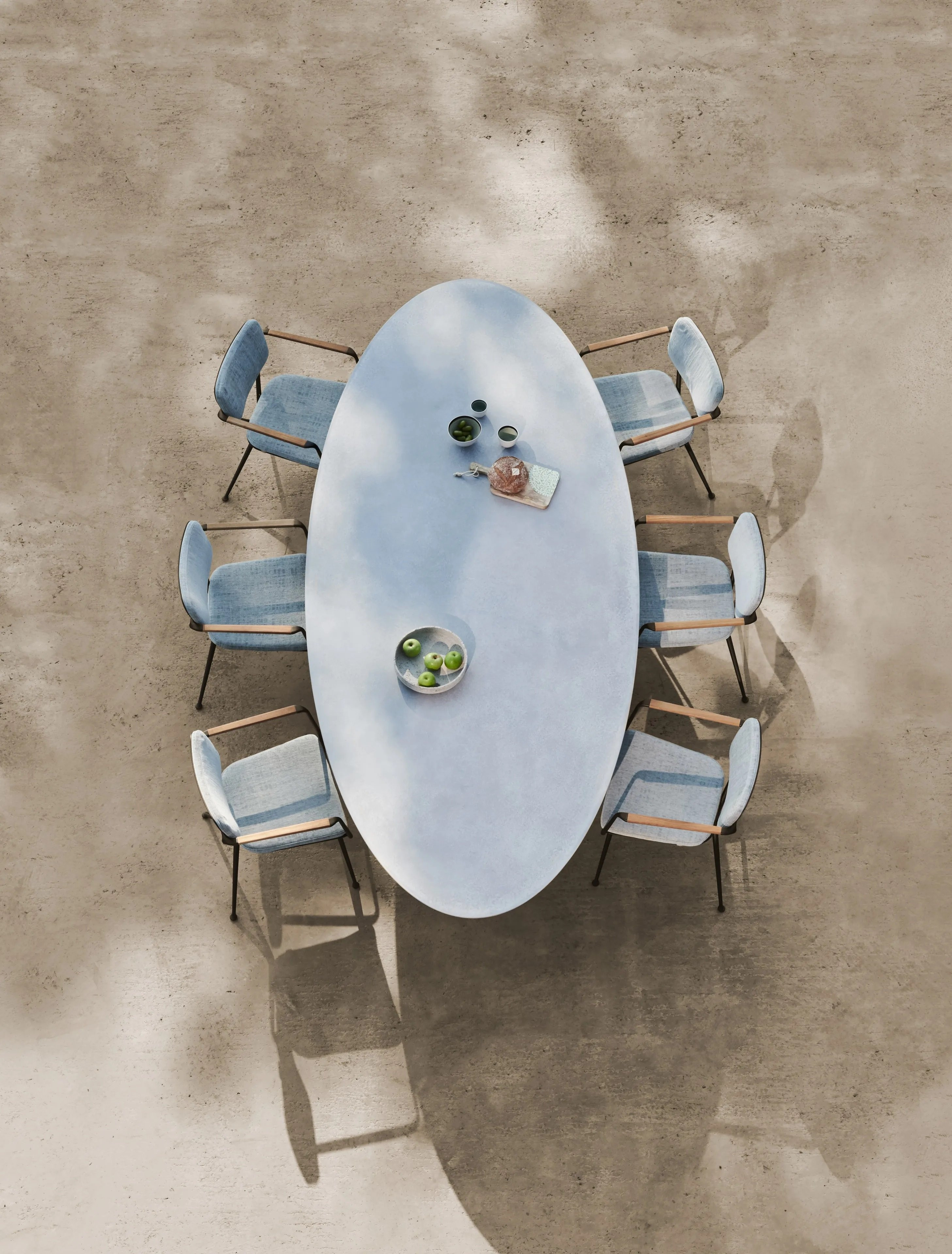 EXES OVAL | Fixed Tables | Tables | ROYAL BOTANIA - Masonionline