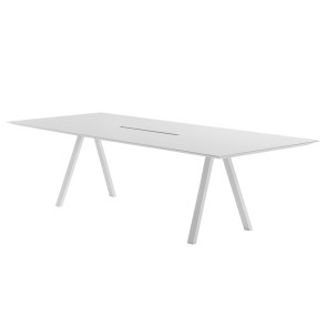 ARKI TABLE WITH CABLE MANAGEMENT, by PEDRALI