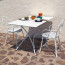 Pigalle white stackable armchair of Emu