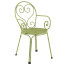 Pigalle green stackable armchair of Emu 