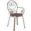 Pigalle stackable armchair of Emu in brown of India color