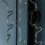 AIR ceiling coat rack with steel cable by Cattelan Italia
