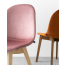 ACADEMY WOOD CB/1665 covered chair by Connubia
