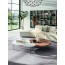 AIR XGLASS round coffee table by Lago