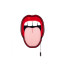 LED NEON SIGNS TONGUE wall lamp by Seletti