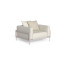 CLEO SOFT ALU armchair from Talenti’s Premium collection