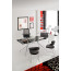 NEW YORK chair with sled legs by Connubia