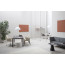 ESTER WITH WHEELS swivel armchair by Pedrali