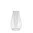 Heaven low vase by Emu Structure in white painted steel