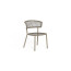 MOON ALU stackable chair by Talenti