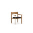 Chair with armrest from the TIBBO collection by Dedon