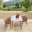 EMMA CROSS armchair by Varaschin