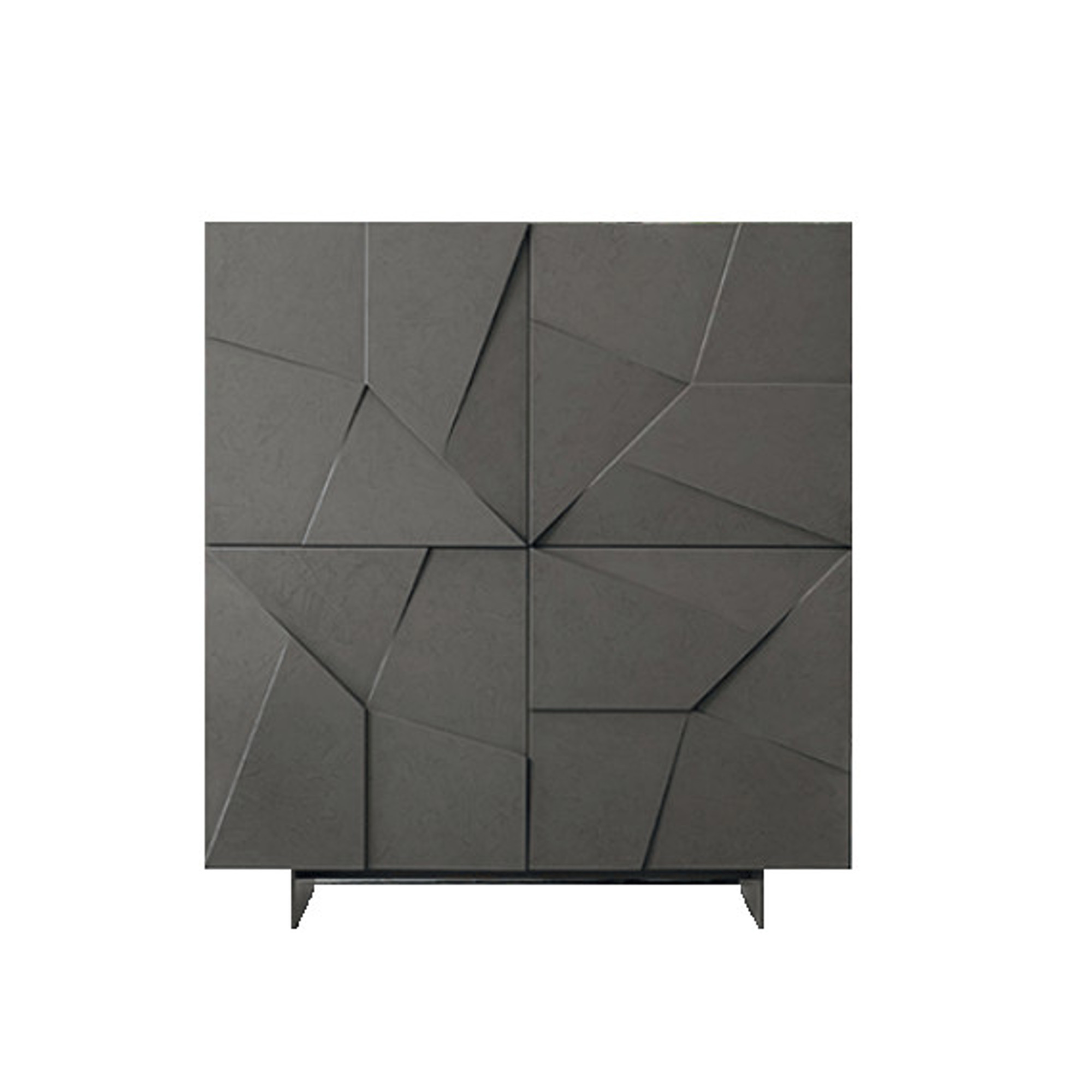 Contenitore con 4 ante CONCRETE di Dall'Agnese. 