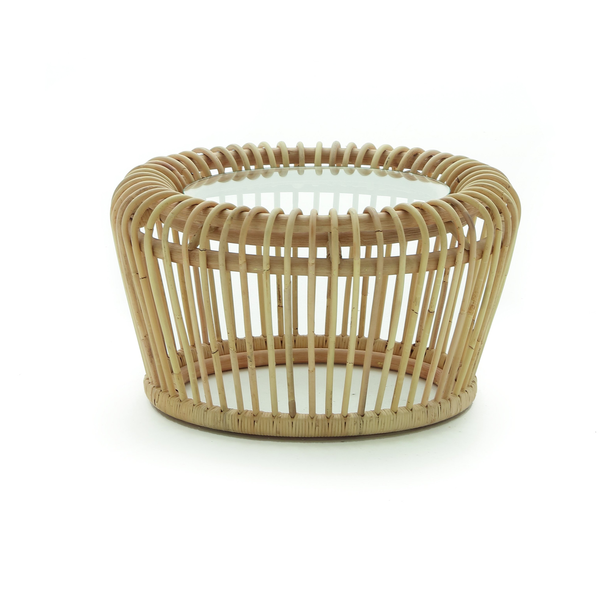 MOON RATTAN coffee table by Nodo Italia