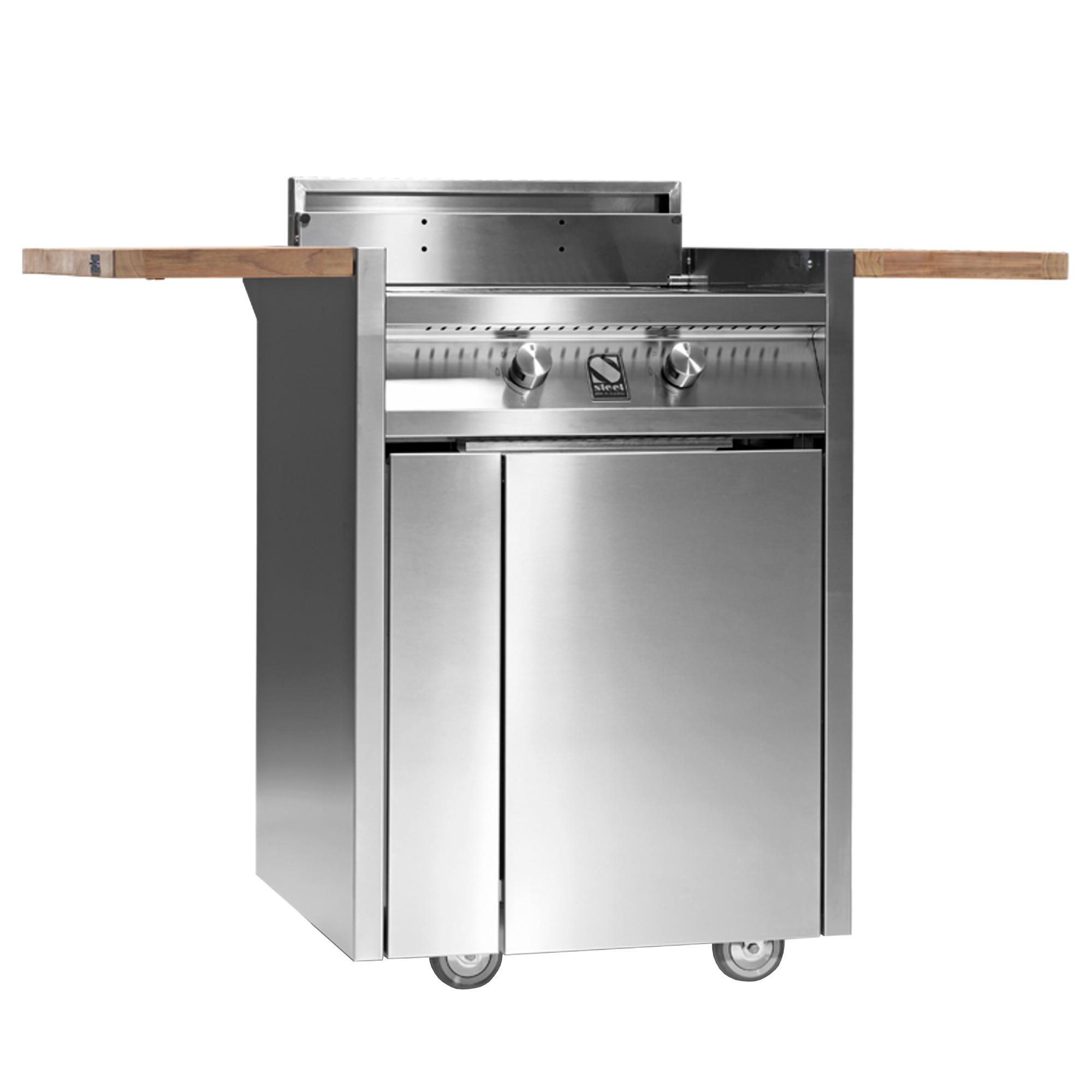 Barbecue in acciaio GREEN di Steel 2 bruciatori