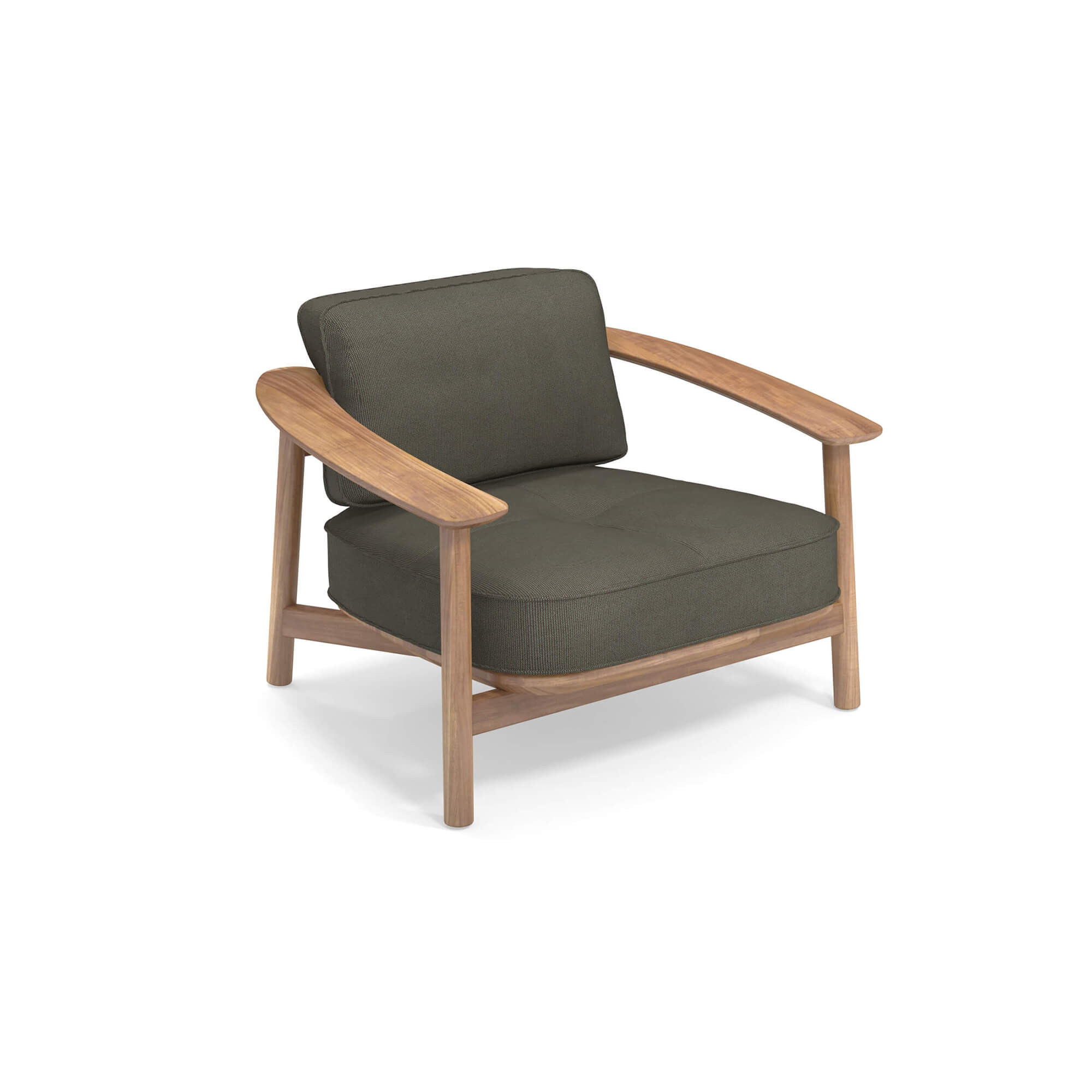 TWINS TEAK ARMCHAIR, by EMU