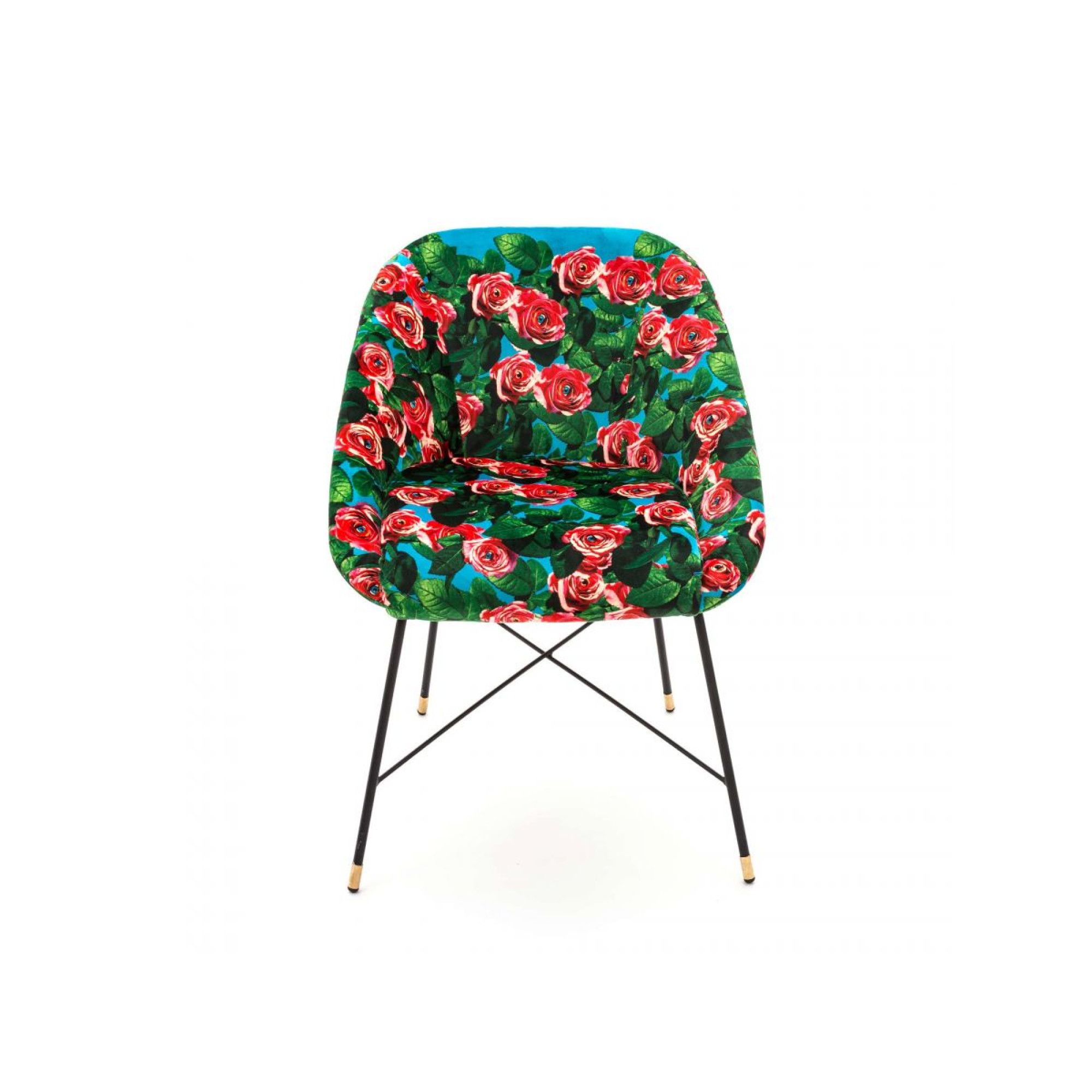 PADDED CHAIR 16040, by SELETTI