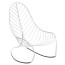FOLIA rocking chair by Royal Botania