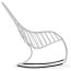 FOLIA rocking chair by Royal Botania