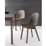 ACADEMY WOOD CB/1665 covered chair by Connubia