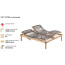 ECO-SOFT MOVIE single or double bed network with motor by Italian Dreams.