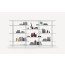 UNO LIVING modular bookcase by Fantin