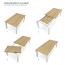 GATE CB/4088-R extendible table by Connubia