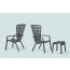POGGIO stackable footrest/stool by Nardi