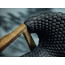 Lounge armchair from the KNIT collection by Ethimo