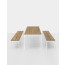 BE-EASY SLATTED fixed table by Kristalia