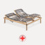 ECO-SOFT MOVIE single or double bed network with motor by Italian Dreams.