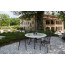 Fixed round table AURORA by Domiziani
