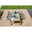 BRANDO fixed rectangular table by Domiziani