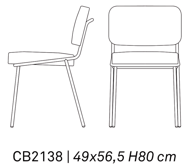 SIXTY CB/2138 | Chairs | Seats | CONNUBIA - Masonionline