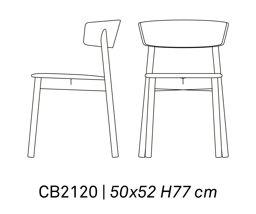 CLELIA COVERED CHAIR CB/2120 | Chairs | Seats | CONNUBIA - Masonionline